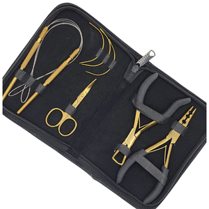 Pinzas Premium para Extensiones de Cabello con Acero Inoxidable de Grado Quirúrgico - Product Image 1