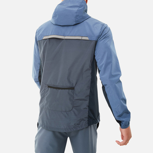 Wholesale Bulk Custom Men Breathable Nylon Zip-Up Windbreaker <b>Jacket</b> and <b>Shorts</b> Two-Piece Set Pakistan Made OEM Service - Product Image 2
