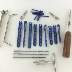 Kit professionnel de 118 vis à crochet de cheville de 3,5 mm pour la fixation des fractures orthopédiques, implants osseux en acier inoxydable - Product Image 1