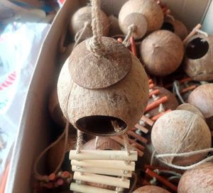 HOT BRAND 2025 HANDMADE COCONUT SHELL <b>BIRD</b> HOUSE PET <b>CAGE</b> from VIETNAM - Product Image 5