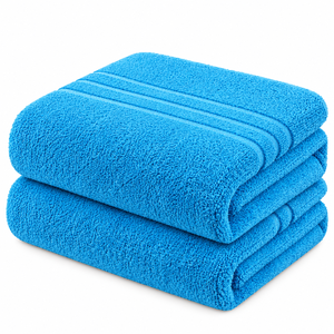 Serviette de bain en coton éponge de luxe – Serviette de bain absorbante de qualité supérieure pour l'hôtellerie et la maison - Product Image 6