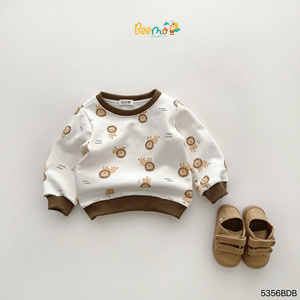 Fabriqué au Vietnam, ensemble décontracté d'hiver de qualité supérieure, nouveau design, pull pour garçons, pantalon chaud et ample, ensemble de vêtements pour tout-petits, deux pièces - Product Image 5
