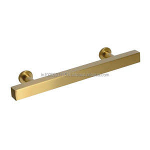 Tirador de metal para puertas de armarios de madera pesados, que ofrece una resistencia duradera, estilo moderno y funcional, mejora para el hogar. - Product Image 1