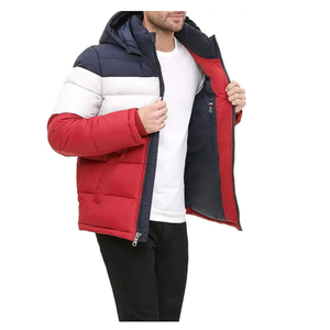 Men's Stylish High Street Woven Coated Hooded Waterproof Windproof Breathable Quick Dry Lightweight <b>Puffer</b> <b>Jacket</b> Winter - Product Image 6