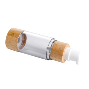 Botellas de <span class=keywords><strong>Spray</strong></span> para Loción de Bambú de Múltiples Capacidades con Dispensadores de Presión para Envasado de Esencias y Cremas Faciales de Alta Calidad - Product Image 6