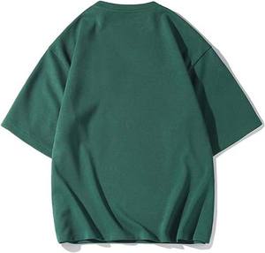 T-shirts en coton surdimensionnés de haute qualité pour hommes, col rond, manches courtes, respirants, écologiques, séchage rapide, grandes tailles - Product Image 4