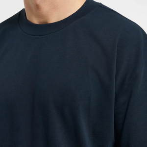Camisetas Casuales 100% Algodón con Logotipo Personalizado Impreso, 160 GSM, Manga Corta, Tallas Grandes, Blancas, para Hombre, Venta al Por Mayor, OEM - Product Image 4