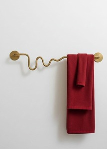 Organizador de Ropa Metálico de Pared, de Una Sola Capa, Forma Rectangular, Acero al Carbono, Estante de Almacenamiento para Armario, Diseño que Ahorra Espacio - Product Image 6