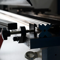 Presse plieuse hydraulique NC à 2 axes, 30-400 tonnes, machine automatique de pliage de tôles, 4 mètres, contrôleur CNC, plieuse d'acier GI