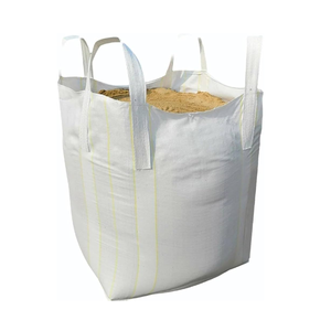 Bolsa FIBC de diseño circular con capacidad de 500 kg, exportador de bolsas jumbo de polipropileno tejido, bolsa de embalaje industrial a granel. - Product Image 3