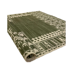 Hand Loom Wool Kilim <b>Rug</b> Abstract Pattern Eco Friendly Non-Slip Extra Thick Flat Weave Area Carpet <b>Traditional</b> Indian Floor <b>Rug</b> - Product Image 4