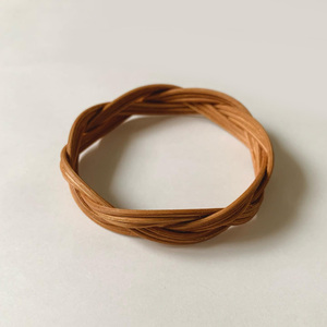 สร้อยข้อมือหวายสำหรับผู้หญิงกำไลข้อมือทอผ้ากำไลข้อมือเครื่องประดับสำหรับผู้หญิง - Product Image 3