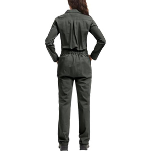 Conjunto de Ropa de Trabajo Unisex de Color Sólido, Camisa de Manga Corta y Pantalones de Viscosa/Poliéster, Transpirable, Ecológico, de Secado Rápido, Talla Grande, Peso Medio - Product Image 4