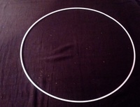 Offre Spéciale : Anneaux Circulaires en Fer de 21 cm de Diamètre pour Créations Florales, Finition Dorée, Faits Main, Attrape-rêves, Décorations Murales