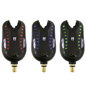 Indicateur de morsure pour la pêche à la carpe européenne, équipé d'un éclairage LED et d'une alarme sonore, avec volume réglable (piles non incluses) - Product Image 2