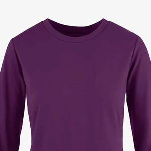 Camiseta de Manga Larga con Logotipo Personalizado, Camiseta de Manga Larga para Mujer, Uniforme Médico, Accesorios para Uniformes Médicos, Camisetas para Debajo del Uniforme - Product Image 3