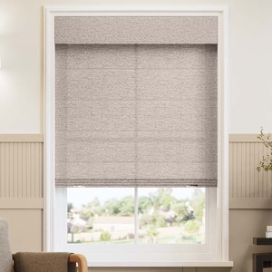 Sisheng, lujo, tamaño personalizado y Color, Control de resorte opaco, persianas romanas inalámbricas para el hogar con <span class=keywords><strong>precio</strong></span> de fábrica - Product Image 4