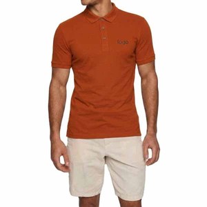 Men's Summer Printed <b>Polo</b> <b>Shirts</b> 100% Cotton Breathable Custom Logo Regular Fit Knitted Solid Color High Quality Plain Men <b>Shirt</b> - Product Image 3
