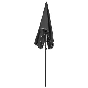 Parasol de jardin inclinable en acier anthracite de grande taille et bases en polyester durable - Product Image 3