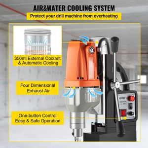 เครื่องเจาะแม่เหล็กกำลังสูง 980 วัตต์ 680 รอบต่อนาที เครื่องเจาะโลหะอเนกประสงค์พร้อมแกนเจาะขนาด 35 มม. - Product Image 5