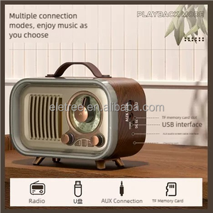 ELETREE-Reproductor de música con tarjeta TF multifuncional, <span class=keywords><strong>radio</strong></span> de banda completa AM/FM/SW, MP3, de banda completa, multifunción, de estilo vintage, de la marca ELETREE, de 2 a 2 - Product Image 4