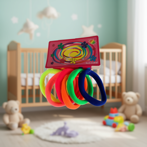 Élastiques en caoutchouc GOMA colorés pour les soins et le coiffage des cheveux de bébé - Product Image 2