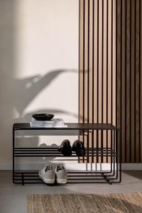 Zapatero Extra Ancho, Organizador de Almacenamiento para Múltiples Pares de Zapatos, Diseño de Perfil Bajo que Ahorra Espacio, Estructura Resistente y Estable, Solución Moderna para la Entrada - Product Image 6