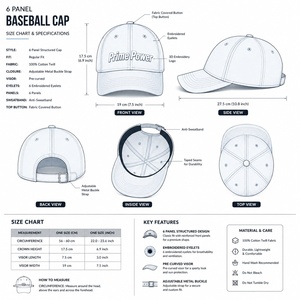 2026 High Quality Baseball Cap Custom Embroidered Cotton Adjustable Casual Sports <b>Hat</b> Bulk Wholesale Manufacturer - Product Image 6