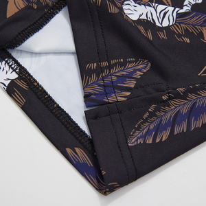 Nouveau style tendance pour hommes : T-shirt d'été à manches courtes, motif léopard, respirant, en jersey, avec logo personnalisé, OEM - Product Image 5