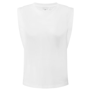 Camiseta de Verano para Mujer, Sin Mangas, Cuello Redondo, Estilo Cortado, 100% Algodón, Transpirable, Ecológica, Anti-Pilling, Secado Rápido, Moderna - Product Image 4