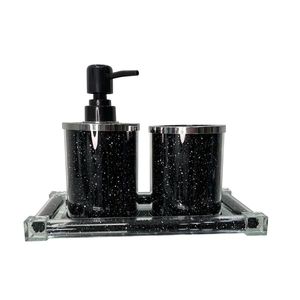 Ambrose 3 pezzi Set bagno Dispenser sapone porta spazzolino con vassoio - Product Image 2