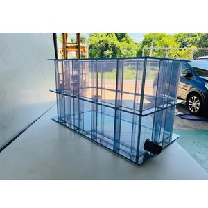 Réservoirs de stockage en PVC transparent sur mesure, résistants aux produits chimiques, à l'eau, à l'huile et au carburant, garantie 1 an, fabriqués au Vietnam. - Product Image 3