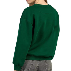 Sudadera con capucha extragrande para mujer, informal, con orificios, holgada, con logo frontal, 100% algodón polar, de secado rápido - Product Image 6