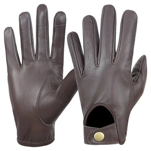 Gants de conducteur en cuir de vachette de qualité supérieure, sur mesure, pour la conduite de camions lourds, prix d'usine bon marché, vente en gros - Product Image 4