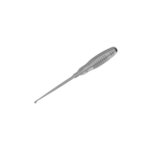 Curette droite 240 mm en acier inoxydable, instrument chirurgical, poignée ergonomique, largeur 4,4 mm, outil médical réutilisable - Product Image 5
