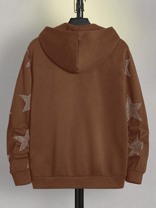 Nouveaux sweats à capuche pour hommes avec strass, tissu durable, vente chaude, tendance, prix bas, sweats à capuche pour hommes avec strass de haute qualité - Product Image 3