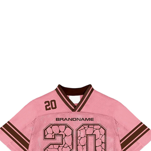 เสื้อรักบี้วินเทจ คอวี แขนสั้น ระบายอากาศได้ดี แห้งเร็ว พิมพ์ลายแบบรีดร้อน ยูนิเซ็กซ์ โพลีเอสเตอร์ 100% คุณภาพสูง - Product Image 5