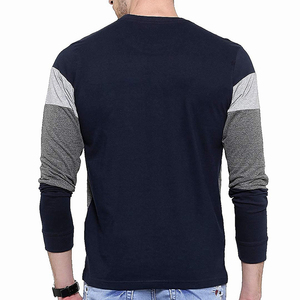 2025 Men's Casual Stylish T-<b>Shirts</b> Soft Fit Full Sleeve 100% Cotton O Neck Design with Digital Printing - Product Image 2