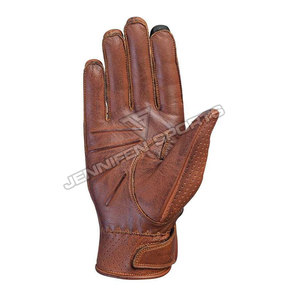 Guantes de Motocicleta Suaves con Protección Completa para los Dedos, Transpirables, Ligeros, de Cuero Perforado, para Hombre - Product Image 2