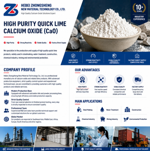 ผงปูนขาวบริสุทธิ์สูงสำหรับบำบัดน้ำเสีย ขนาด 0-3 มม. ผู้ผลิต Zhongsheng - Product Image 4