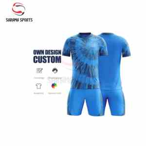 Ensembles d'uniformes de football personnalisés, durables, respirants, 100 % polyester, vêtements de sport de haute qualité, Pakistan, séchage rapide, légers, courts - Product Image 4