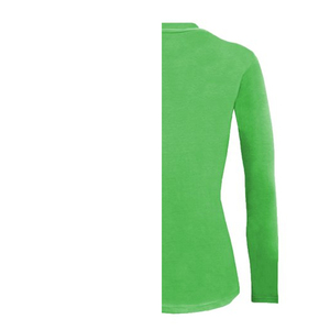 Camisetas Personalizadas de Cuello Redondo para Mujer con Mangas Largas Hechas de Tela Elástica Súper Suave. Camiseta Transpirable de Secado Rápido - Product Image 6