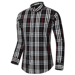 เสื้อเชิ้ตผู้ชายไซส์ใหญ่ คอตตอน สไตล์ลำลอง ซับในผ้าซาตินเนื้อนุ่ม ติดกระดุม ทรงปกติ รับตัดเย็บตามสั่ง เสื้อผ้าฤดูร้อน - Product Image 4