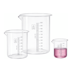 Vaso graduado de precisión PMP de 2000 ml con boquilla de seguridad para uso en laboratorio y alimentación - Product Image 2