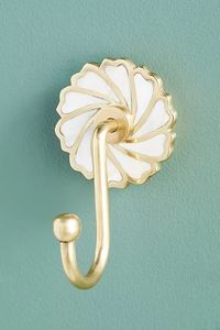 Gancho decorativo dorado para dormitorio, gancho de pared moderno, gancho de metal con lazo, gancho decorativo para llaves de pared - Product Image 5