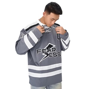 Camisetas de Hockey Sublimadas Personalizadas TF OEM, Logotipo Bordado Personalizado, Uniformes de Hockey sobre Hielo, Camiseta Estilo Hockey sobre Hielo - Product Image 4