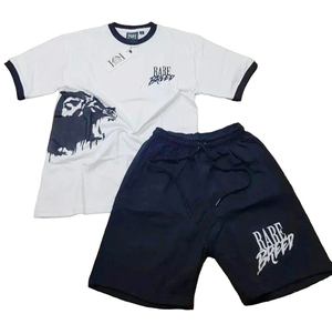 เสื้อยืดโอเวอร์ไซส์ผู้ชายแบบปรับแต่งได้ รุ่นซัมเมอร์ DTG คอกลม ผ้าฝ้าย 100% สไตล์วินเทจ เสื้อยืดเปล่าแบบถักลายตัวอักษรสั่งทำได้ - Product Image 4