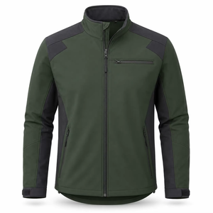 Chaqueta de Forro Polar para Hombre, Cómoda, Transpirable, con Cierre de Cremallera, Resistente al Viento, Informal, Deportiva y para Actividades al Aire Libre, Corte Regular - Product Image 6