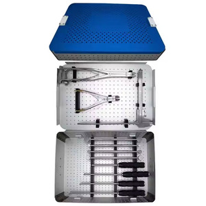 Kit de Cirugía de Columna Vertebral, Juego de Retractores Ortopédicos, Instrumentos para Discectomía, Herramientas para Operaciones Vertebrales, Kit de Acero Inoxidable - Product Image 1