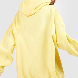 Vestido con Capucha para Mujer, Color Sólido, Manga Larga, Tejido de Algodón, Transpirable, Informal, para Otoño, con Bolsillos, Sudadera con Capucha para Mujer - Product Image 5